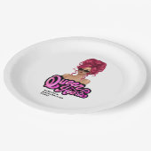 Hartenkoningin Papieren Bordje (Gekanteld)