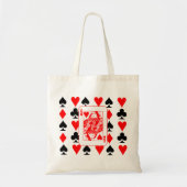 hartenkoningin, poker tote bag (Voorkant)