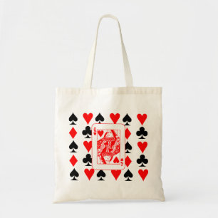 hartenkoningin, poker tote bag