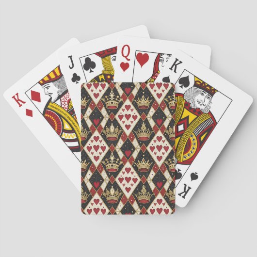 Hartenkoningin Pokerkaarten (Achterkant)