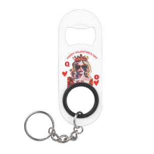 Hartenkoningin Pop Art Spiraal Notebook Mini Flessenopener