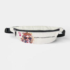 Hartenkoningin Pop Art Vrouw Heuptasje
