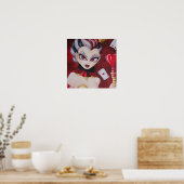 Hartenkoningin Poster (Keuken)