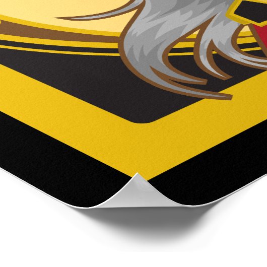 Hartenkoningin Poster (Hoek)