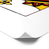 Hartenkoningin Poster (Hoek)