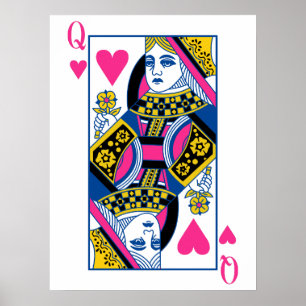 Hartenkoningin Poster