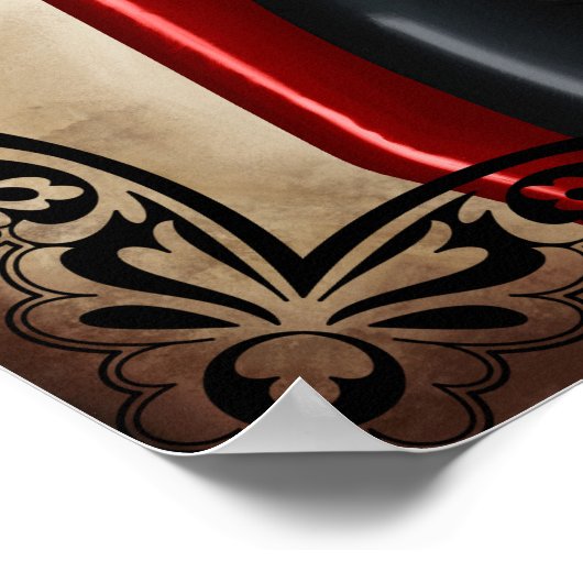 Hartenkoningin Poster (Hoek)