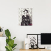 Hartenkoningin Poster Hartenkunst (Thuiskantoor)