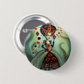 Hartenkoningin Ronde Button 5,7 Cm (Voorkant /achterkant)