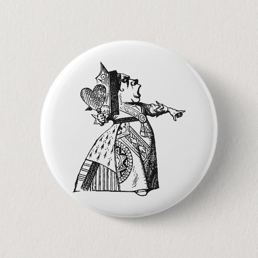 Hartenkoningin Ronde Button 5,7 Cm (Voorkant)