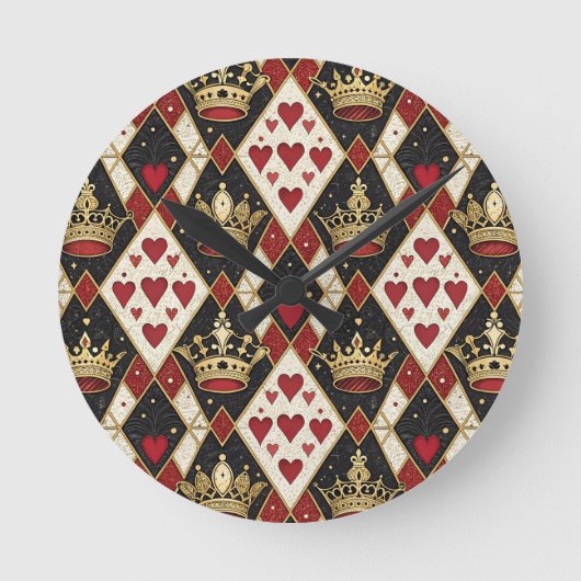 Hartenkoningin Ronde Klok (Voorkant)