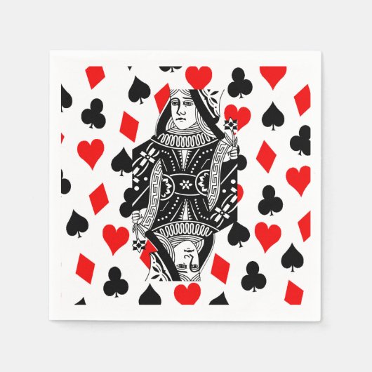 Hartenkoningin Servetten (Voorkant)