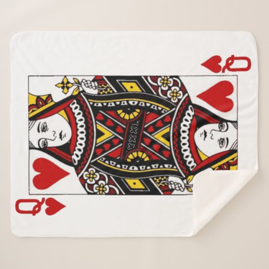 Hartenkoningin Sherpa Deken (Voorkant (horizontaal))