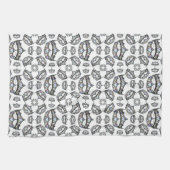 Hartenkoningin Silver Crown Tiaras White Theedoek (Horizontaal)