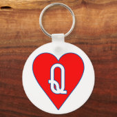 Hartenkoningin Sleutelhanger (Voorkant)