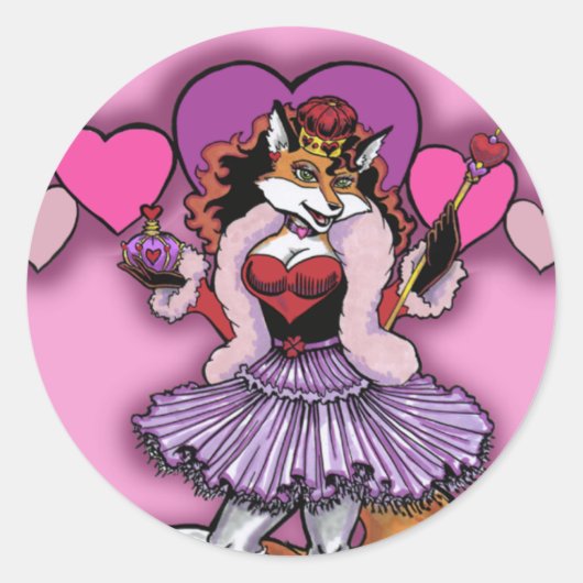 Hartenkoningin Sticker (Voorkant)