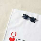 Hartenkoningin Strandlaken (In situ)