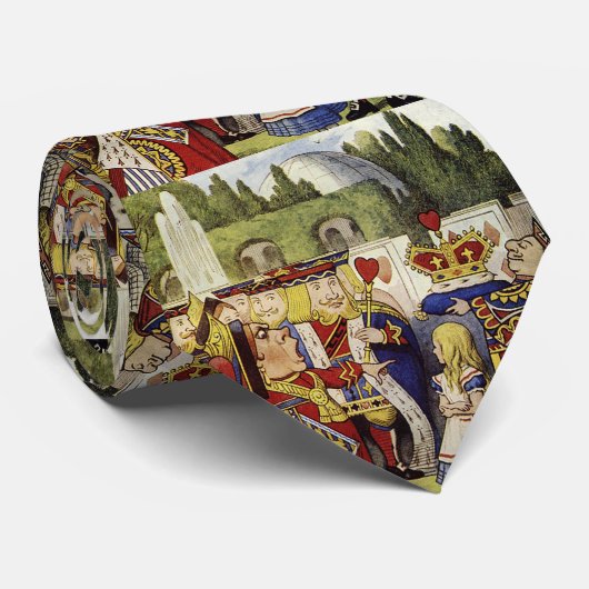 Hartenkoningin Stropdas (Opgerold)