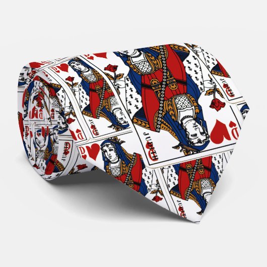 Hartenkoningin -  Stropdas (Opgerold)