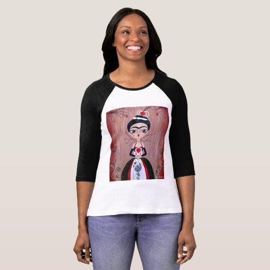 Hartenkoningin T-shirt (Voorkant volledig)