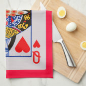 Hartenkoningin Theedoek (Quarter Fold)