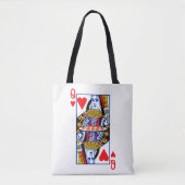 Hartenkoningin Tote Bag (Voorkant)