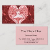 Hartenkoningin Visitekaartje (Voorkant / Achterkant)