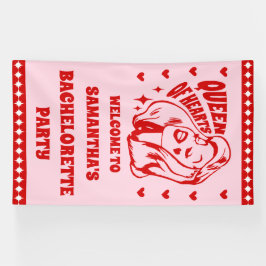 Hartenkoningin vrijgezellenfeest Welkom Spandoek