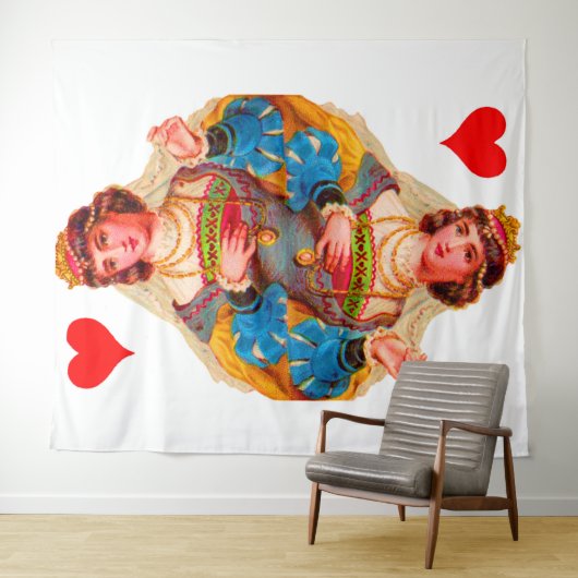 Hartenkoningin Wandkleed (In Situ (horizontaal))