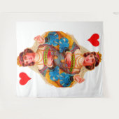 Hartenkoningin Wandkleed (Voorkant (horizontaal))