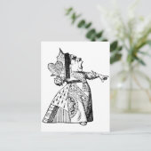 Hartenkoningin - weg met haar hoofd! briefkaart (Staand voorkant)