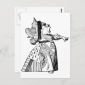 Hartenkoningin - weg met haar hoofd! briefkaart (Voorkant / Achterkant)