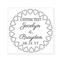 Hartenkrans Trouwkaart Bedankje of Save the Date