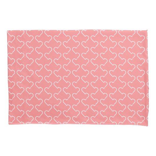 Hartenkussen Hoesje met aangepaste kleuren Kussensloop (Voorkant)