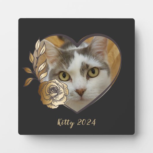 Hartenlijst Foto Tekst Easel Back Fotoplaat (Voorkant)