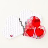 Hartenlolly's op poka-stippen notitieboek (Binnen)