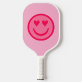 Hartenogen Gelukkig Gezicht Pickleball Paddle (Achterkant)