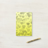 Hartenpatroon 22 post-it® notes (Op bureau)