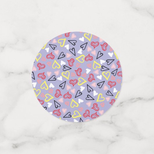 Hartenpatroon 31 confetti (Kleine voorkant)