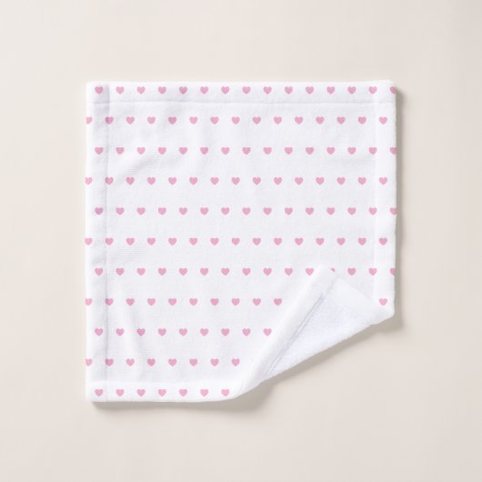 Hartenpatroon Bad Handdoek (Wasdoekje)
