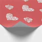 Hartenpatroon Cadeaupapier (Hoek)