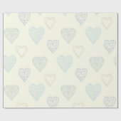 Hartenpatroon Cadeaupapier (Vlak)