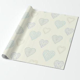 Hartenpatroon Cadeaupapier