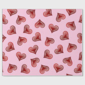 Hartenpatroon Cadeaupapier (Vlak)