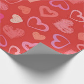 Hartenpatroon Cadeaupapier (Hoek)