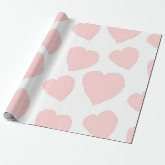 Hartenpatroon Cadeaupapier (Uitgerold)