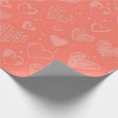 Hartenpatroon Cadeaupapier (Hoek)