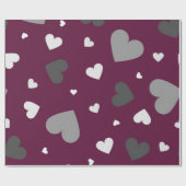 Hartenpatroon Cadeaupapier (Vlak)