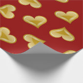 Hartenpatroon Cadeaupapier (Hoek)