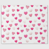 Hartenpatroon Cadeaupapier (Vlak)